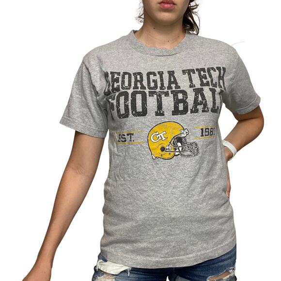 Vintage Tops - Georgia tech football tee size small